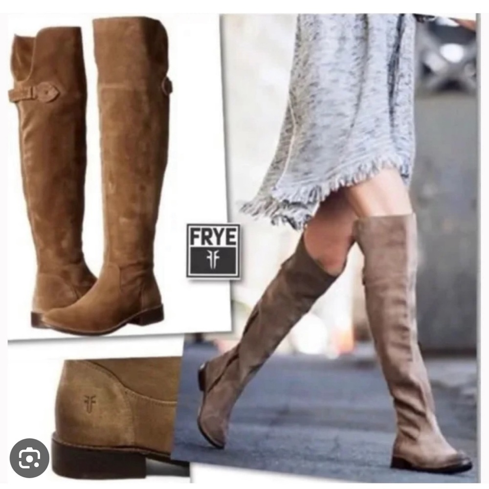 Fry’s Shirley over the knee boots. Worn twice. Size 7 1/2